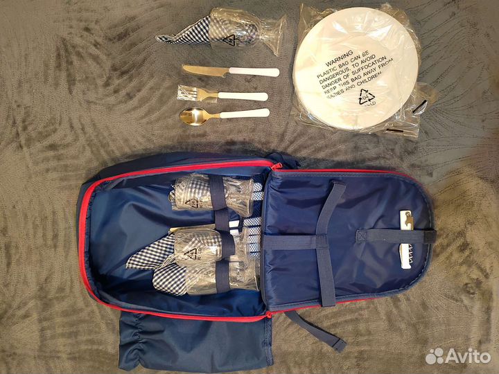 Рюкзак пикниковый с наполнением