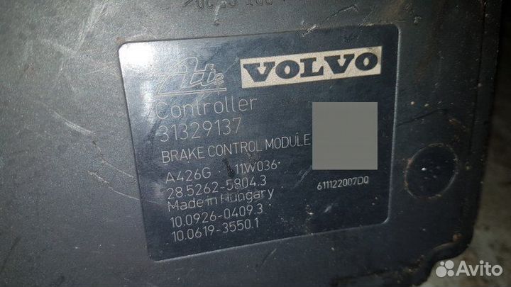 Блок abs Volvo S60 седан B4164T 2011