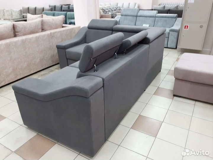 Угловой диван Даймонд независимый пружинный блок