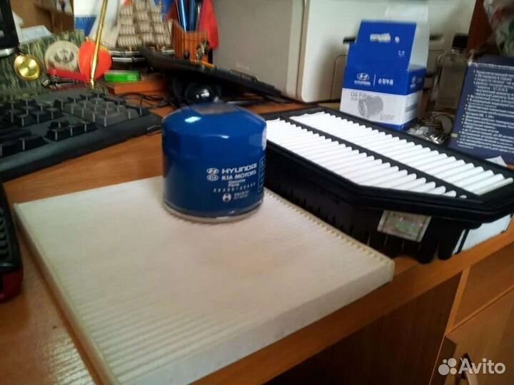 Фильтр масляный двс 1.6, 2.0 kia hyundai