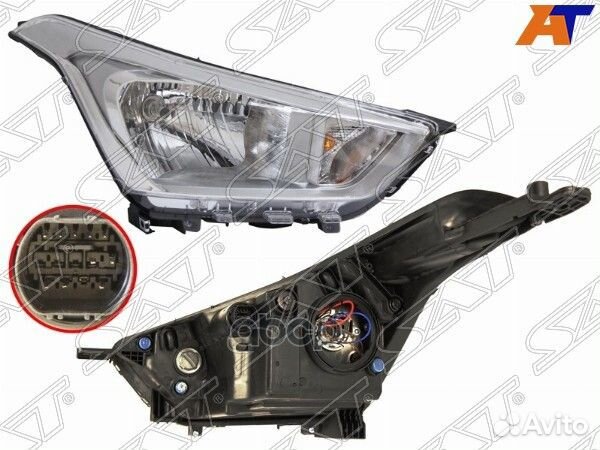 Фара hyundai creta 16-21 RH ST-121-1111R Sat