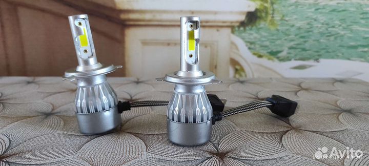 Led лампы h4 2шт