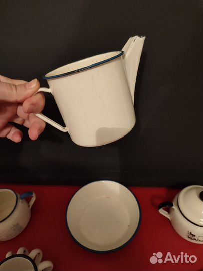 Эмалированная посуда винтаж