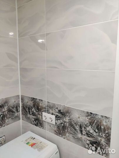 Укладка кафельной плитки. Ванная под ключ