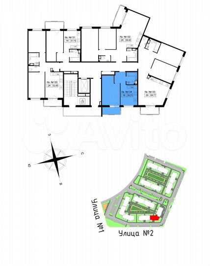 1-к. квартира, 36,5 м², 3/5 эт.