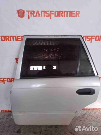 Бархотка двери левая задняя Toyota Corolla EE103V