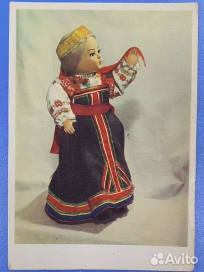 Открытки с куклами 1960-е годы