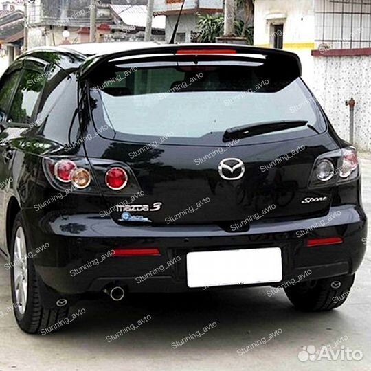 Спойлер Mazda 3 BK HB Mazda Speed двуногий S327