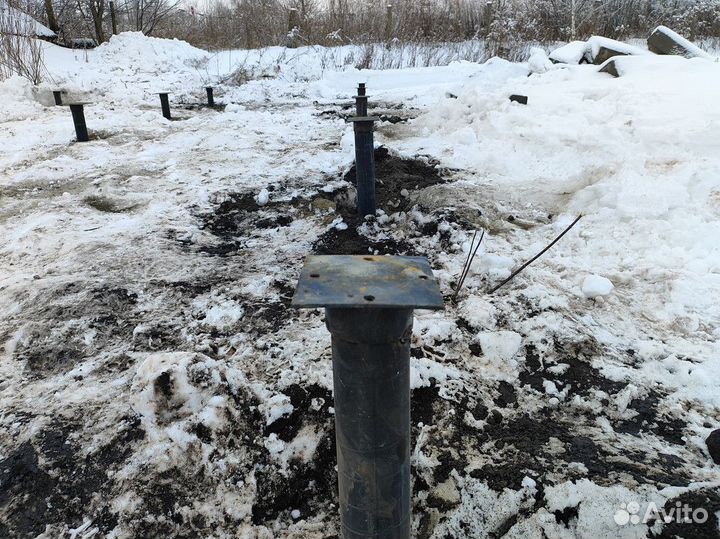 Винтовые сваи под ключ / Фундамент