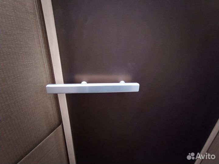 Стеклянная дверь для сауны