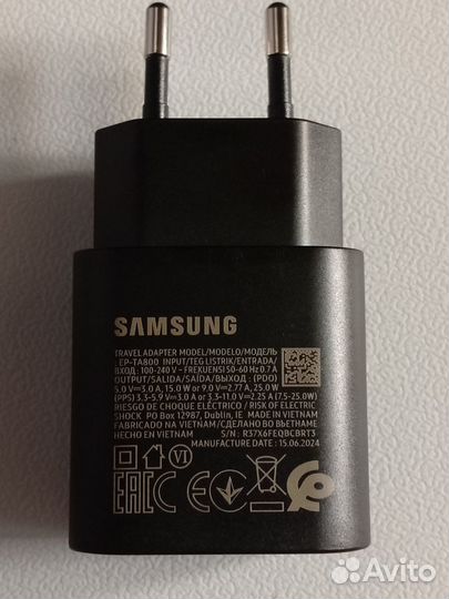 Зарядка samsung 25w оригинал