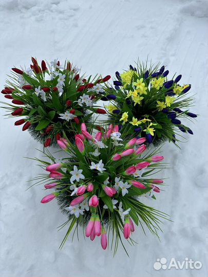 Исскуственные цветы, композиции