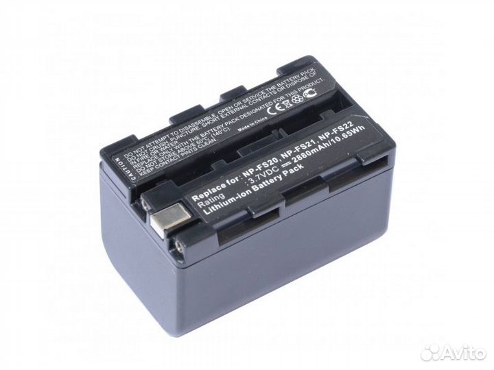 Усиленный аккумулятор для видеокамеры Sony NP-FS21