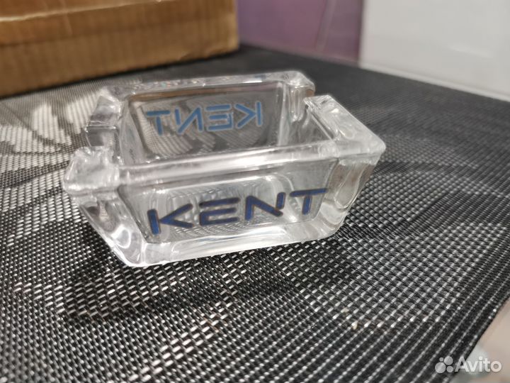 Пепельница kent квадратная из стекла