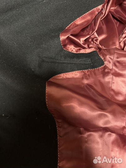 Пальто мужское zara черное