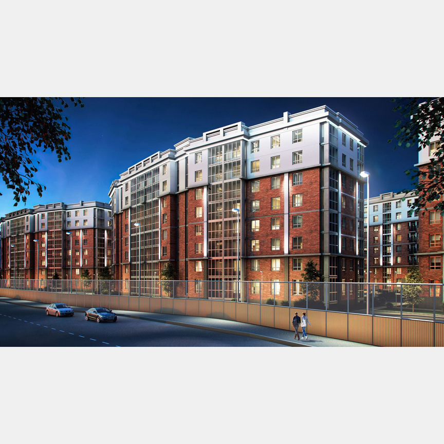 1-к. квартира, 36,6 м², 1/8 эт.