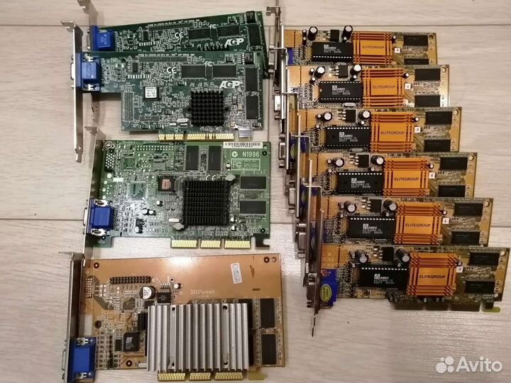 Видеокарта AGP 32mb-256Mb