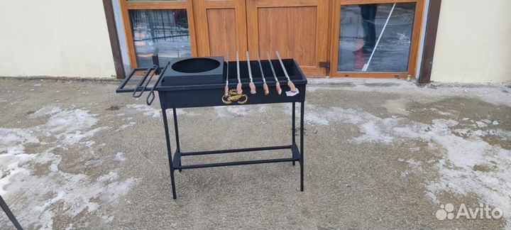 Мангал разборный с подказанником