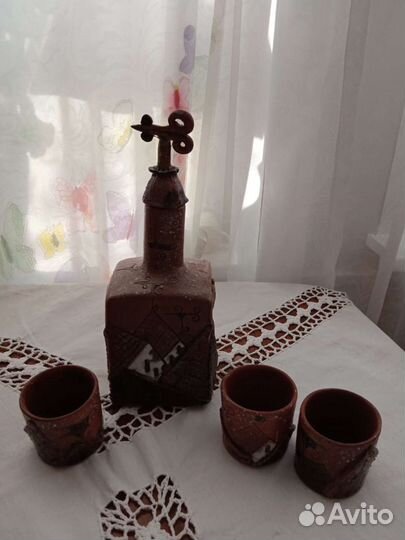 2 штофа,авторская работа,мастер А.Филиппова