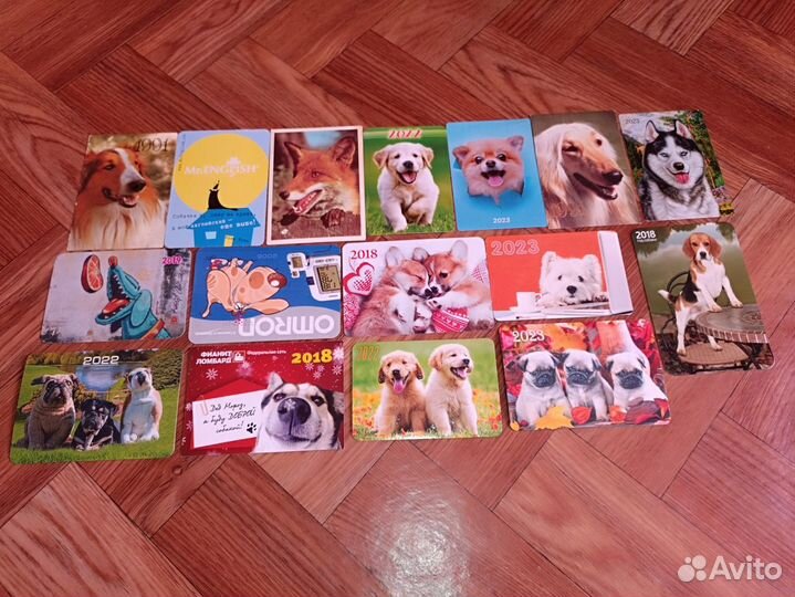Календарики - кошки, собаки