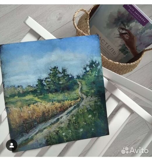 Картины сухой пастелью