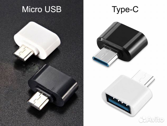 OTG-адаптеры micro USB - USB, Type-C - USB