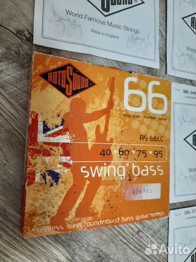 Струны swing bass made in England