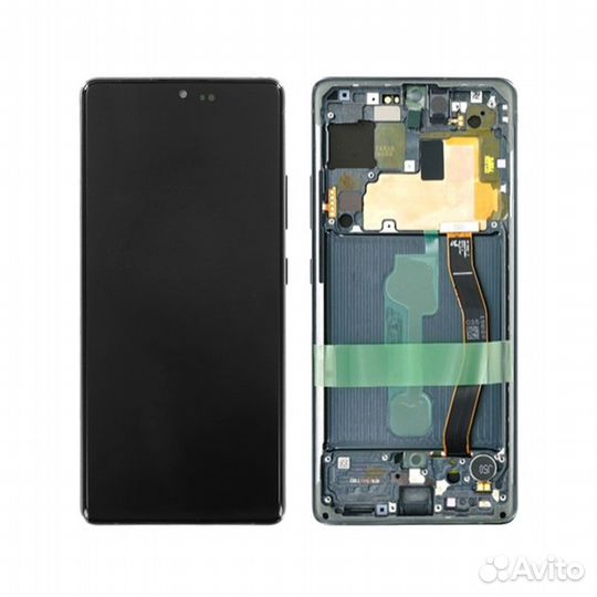 Дисплей Айсотка для Samsung Galaxy S10 Lite черный