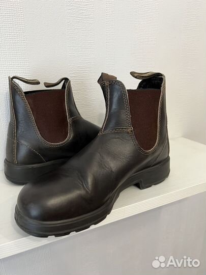 Ботинки челси Blundstone 500 brown stout 4/37/24см