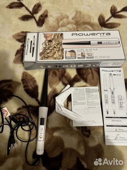 Конусная плойка для волос Rowenta