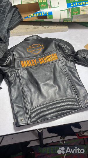 Harley Davidson мото куртка кожа