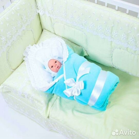 Конверт - одеяло на выписку тёплый