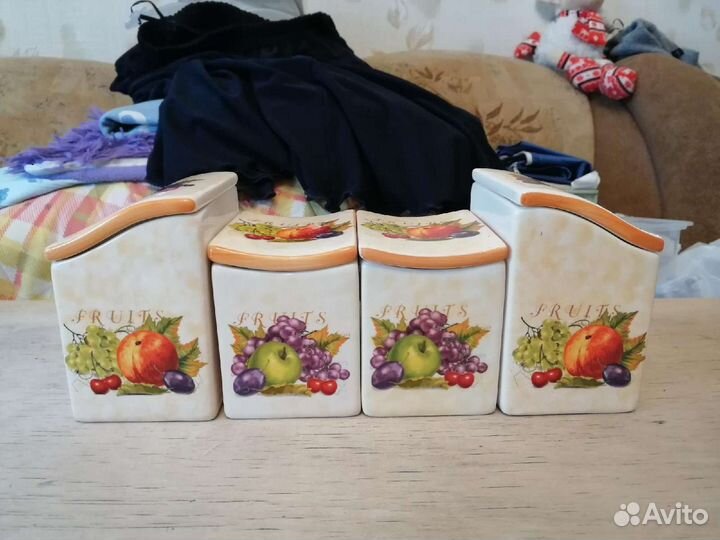 Набор баночек для сыпучих