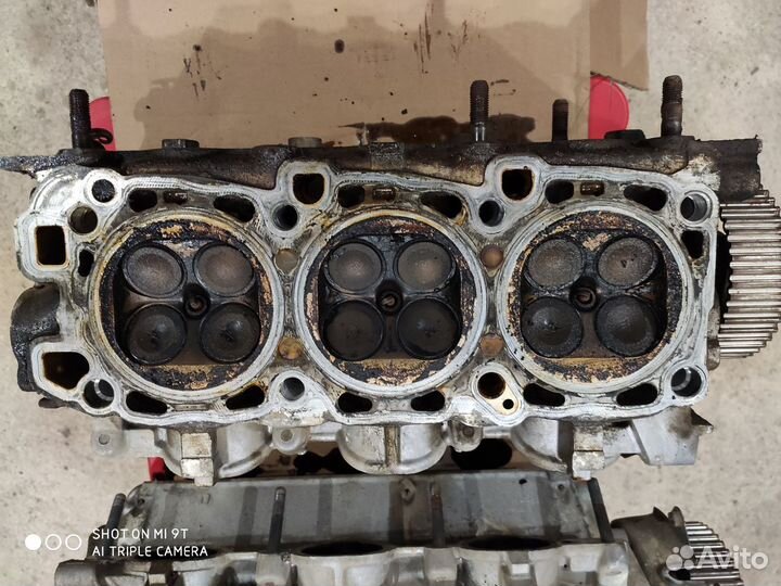 Гбц двигателя 6G72 V6 24V правая от мпс 1 в сборе