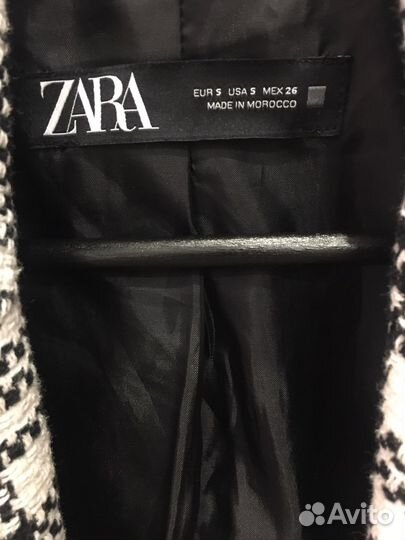 Твидовый пиджак zara s