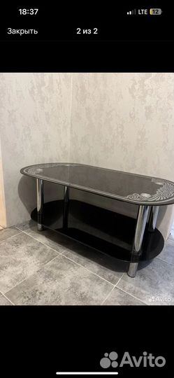Стеклянная тумба