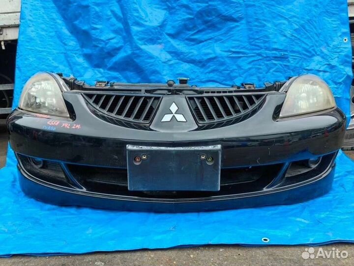 Фары чёрная маска ксенон Mitsubishi Lancer 9