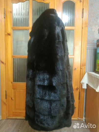 Шуба норковая поперечка 50