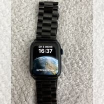 Часы apple watch 6 44 mm синие