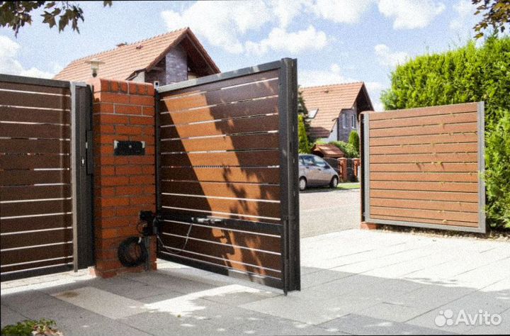 Автоматические распашные ворота