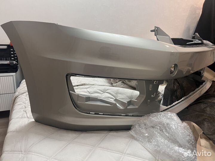 Передний бампер polo sedan 5 рестайлинг 2015 поло