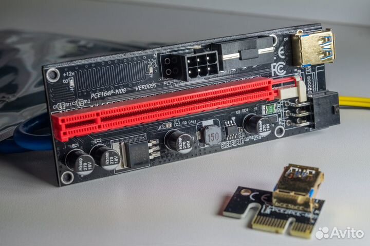 Райзер 6pin pci x16