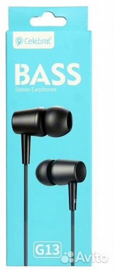 Наушники Celebrat G13 black