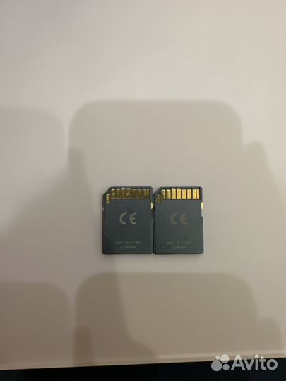 Карта памяти MicroSD 16гб 2 штуки