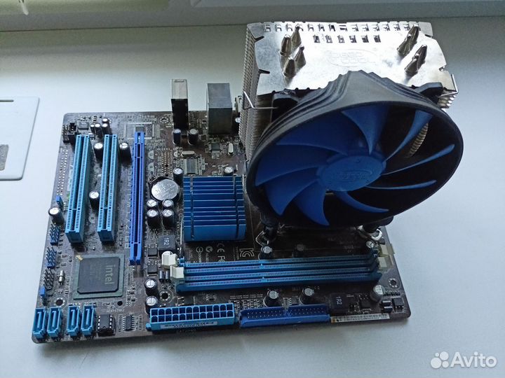 Комплект плата + проц + кулер
