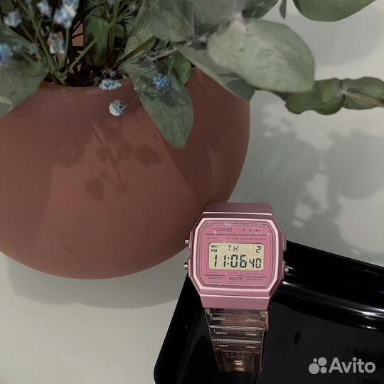 Часы casio F-91WS-4EF цвет розовый