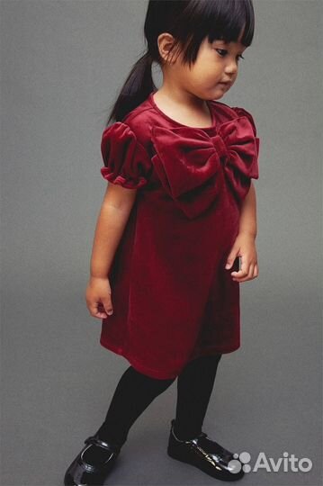 Платье велюровое Н&М 68,74,80