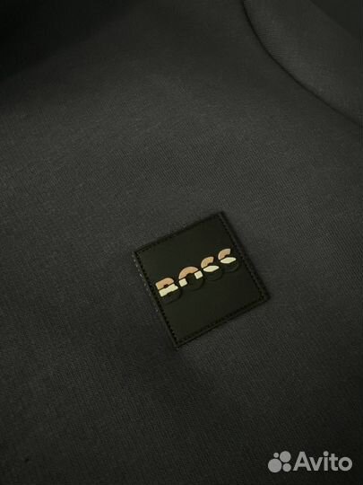 Свитер полузамок Hugo Boss серый LUX