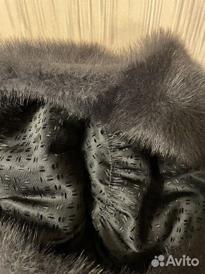 Женская зимняя норковая шапка