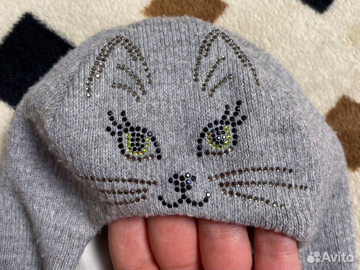 Шапка шлем 6-9 месяцев